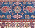 3x5 Blue Kazak Afghan Hand Knotted Geometric Wool Area Rug